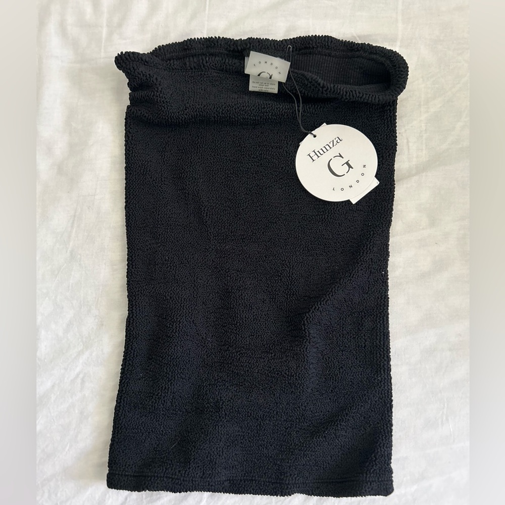 Brand New with Tags- Hunza G Mini Skirt
in Black!!!
